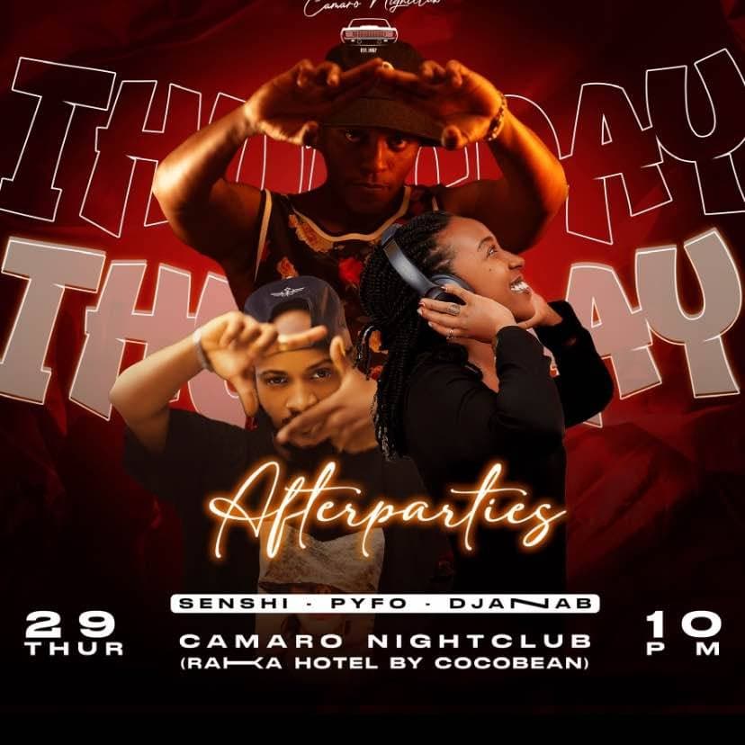 Thursday after parties 